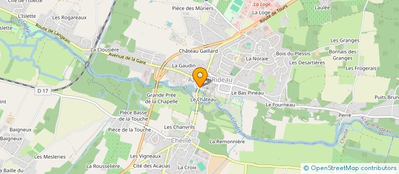 localisation de l'entreprise MADAME ALAIN COUVREUX à AZAY-LE-RIDEAU