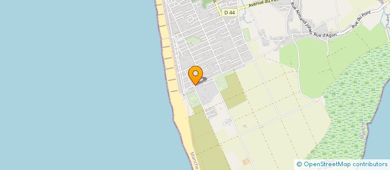 localisation de l'entreprise MADAME ALAINEMILE MARTEL  AGON-COUTAINVILLE