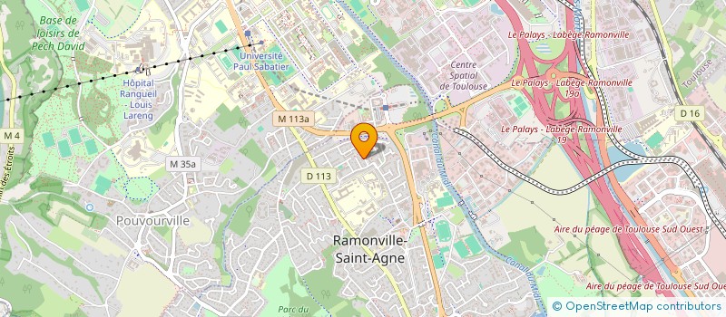 localisation de l'entreprise MADAME ALAIS CROSNIER  RAMONVILLE-SAINT-AGNE