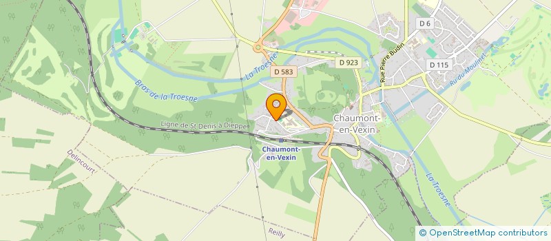 localisation de l'entreprise MADAME ALAIS SABANI  CHAUMONT-EN-VEXIN