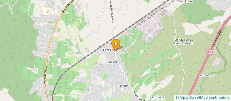 localisation de l'entreprise MADAME ALANA GUEDES  LE LUC