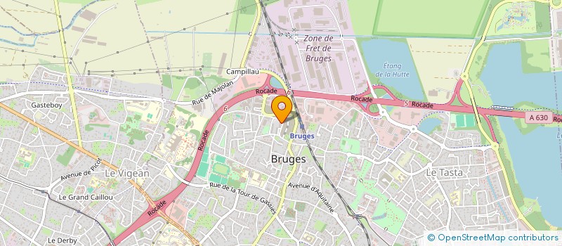 localisation de l'entreprise MADAME ALANA GUILLAUME à BRUGES