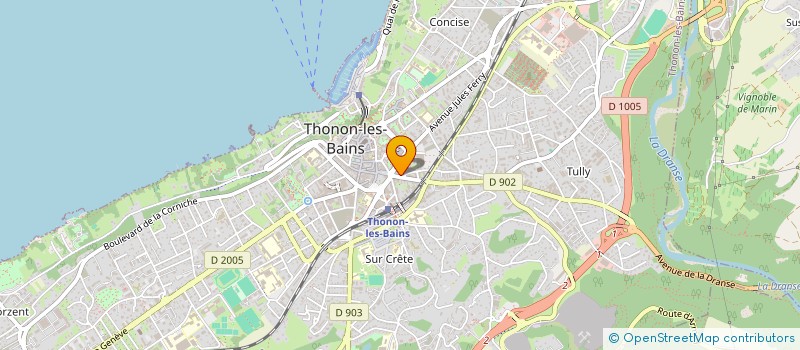 localisation de l'entreprise MADAME ALANA ZERROUK à THONON-LES-BAINS