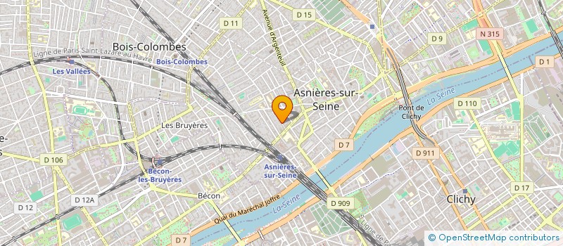 localisation de l'entreprise MADAME ALANCOURT JEAN  ASNIERES-SUR-SEINE