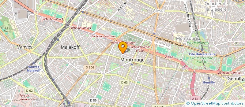 localisation de l'entreprise MADAME ALANDO AHOKA à MONTROUGE