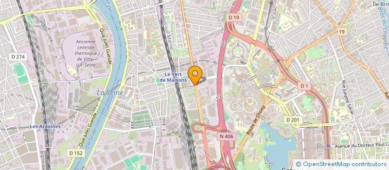 localisation de l'entreprise MADAME ALANE SANTOS SILVA  MAISONS-ALFORT