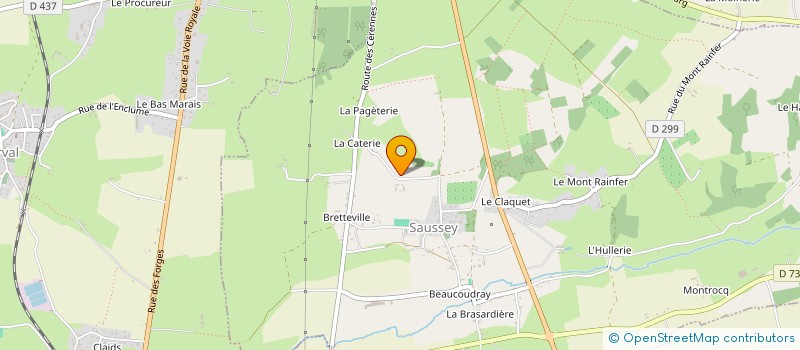 localisation de l'entreprise MADAME ALANNAH LEGER  SAUSSEY