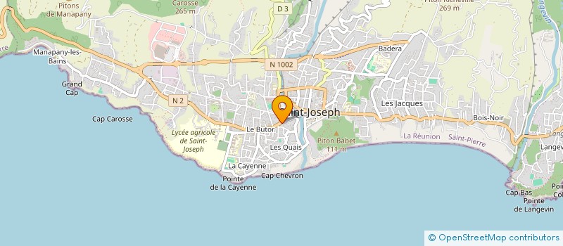 localisation de l'entreprise MADAME ALBA BEJAR MILLET à SAINT-JOSEPH
