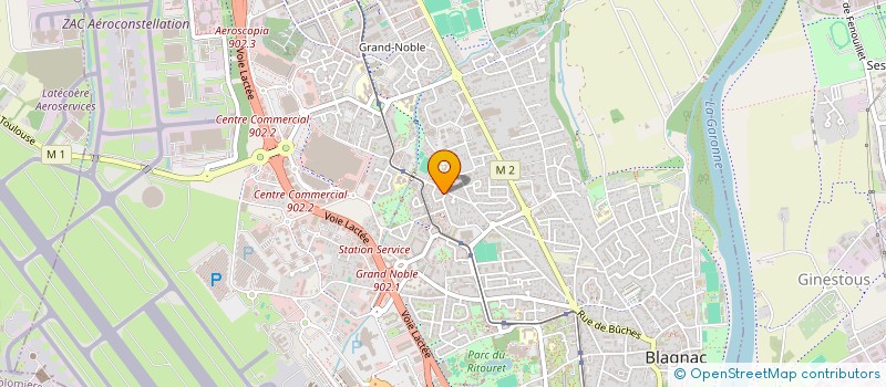 localisation de l'entreprise MADAME ALBA GALLEGO ABAD  BLAGNAC