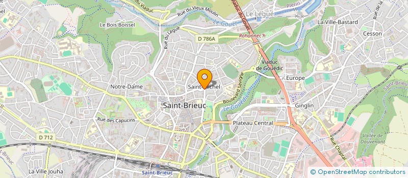 localisation de l'entreprise MADAME ALBA HORVAT à SAINT-BRIEUC