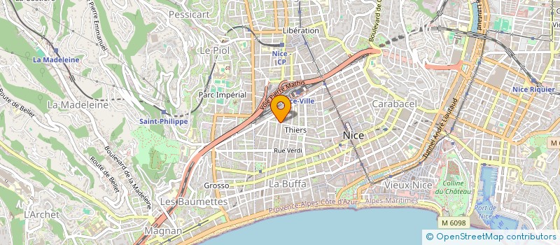 localisation de l'entreprise MADAME ALBA LA CALCE à NICE