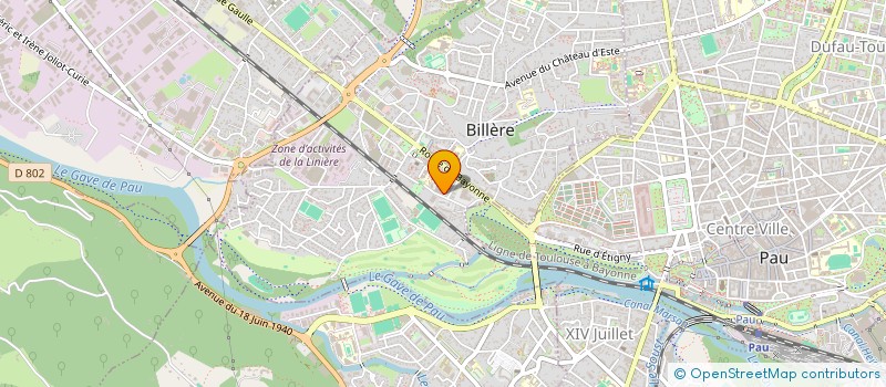 localisation de l'entreprise MADAME ALBA MORA GARCIA  BILLERE