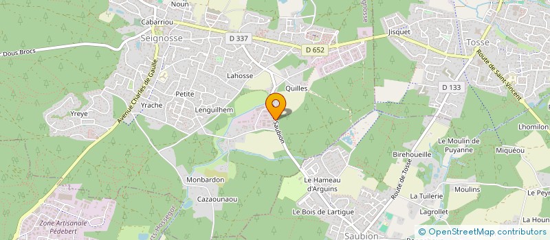 localisation de l'entreprise MADAME ALBA SANTORO  SEIGNOSSE