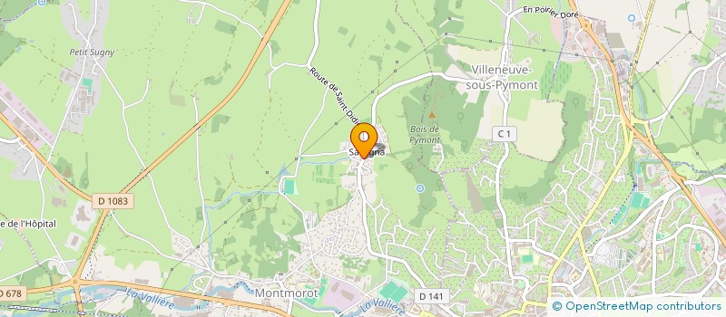 localisation de l'entreprise MADAME ALBANA ROSAJ  MONTMOROT