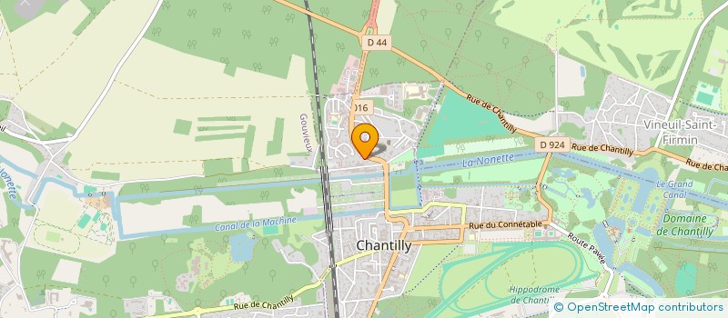 localisation de l'entreprise MADAME ALBANE ALAIME  CHANTILLY