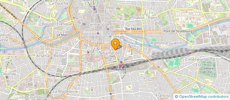 localisation de l'entreprise MADAME ALBANE BLANC  RENNES