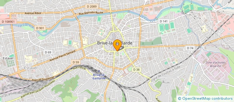 localisation de l'entreprise MADAME ALBANE CAILLAUD  BRIVE-LA-GAILLARDE