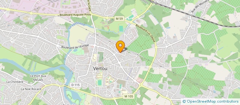 localisation de l'entreprise MADAME ALBANE CARTERON à VERTOU