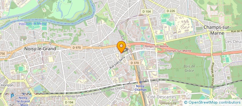 localisation de l'entreprise MADAME ALBANE CHEZEAUX  NOISY-LE-GRAND