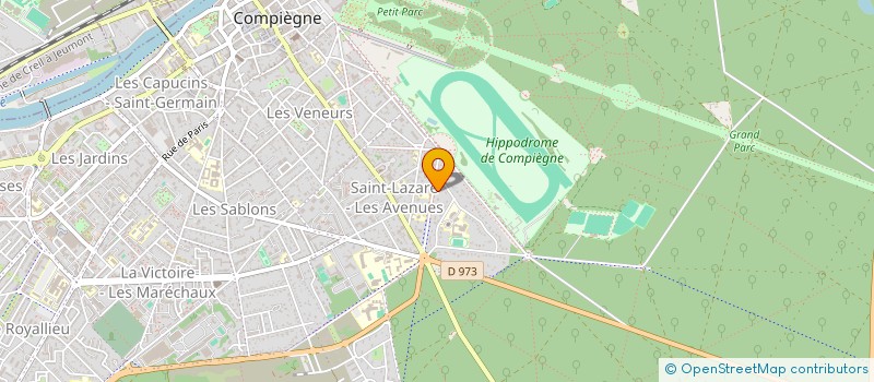 localisation de l'entreprise MADAME ALBANE DADIER  COMPIEGNE