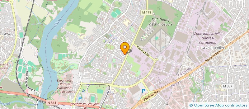 localisation de l'entreprise MADAME ALBANE DEMARQUE à NANTES