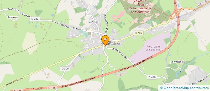 localisation de l'entreprise MADAME ALBANE DUCOURTIOUX à QUINSSAINES