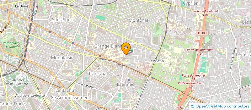 localisation de l'entreprise MADAME ALBANE FABRE  LYON