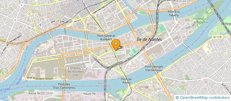 localisation de l'entreprise MADAME ALBANE FRACHON  NANTES