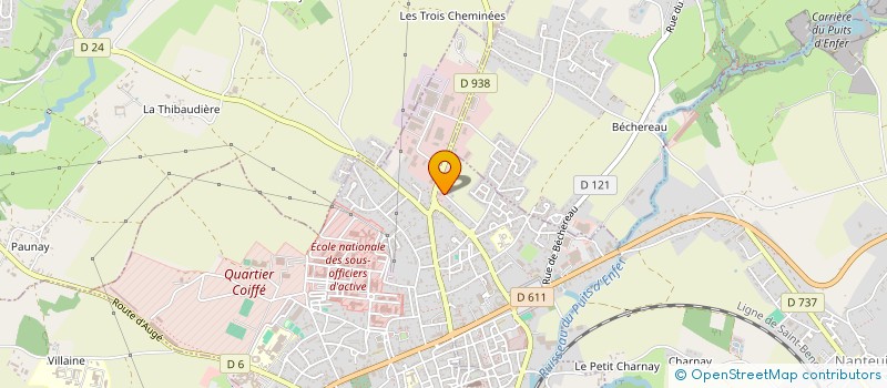 localisation de l'entreprise MADAME ALBANE GALLET à SAINT-MAIXENT-L'ECOLE
