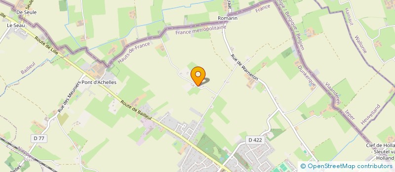 localisation de l'entreprise MADAME ALBANE GOEMAN  NIEPPE