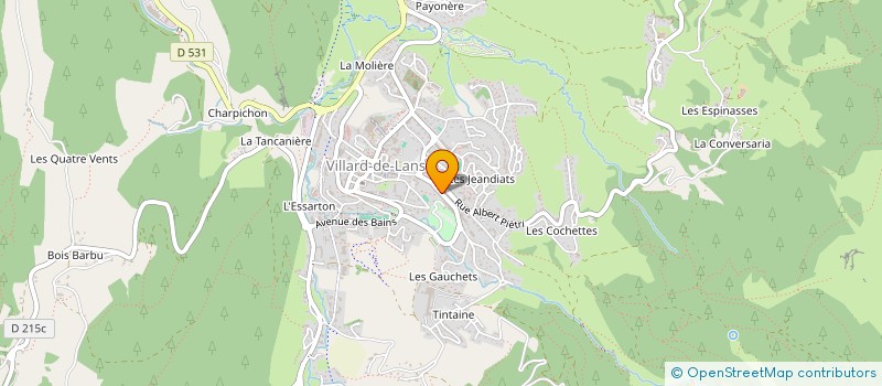 localisation de l'entreprise MADAME ALBANE GUILLOT à AUTRANS-MEAUDRE EN VERCORS