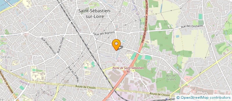 localisation de l'entreprise MADAME ALBANE HAMON  SAINT-SEBASTIEN-SUR-LOIRE