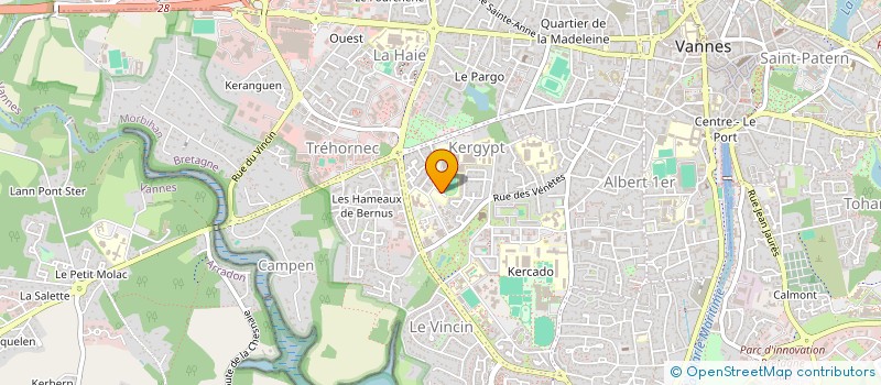 localisation de l'entreprise MADAME ALBANE JARNO à VANNES
