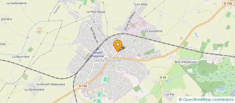 localisation de l'entreprise MADAME ALBANE LAVANDIER à SAINTE-PAZANNE