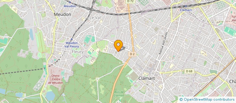 localisation de l'entreprise MADAME ALBANE LE MANER à CLAMART