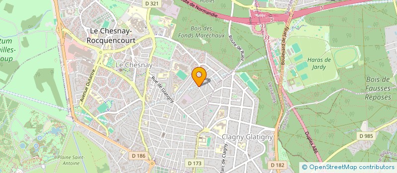 localisation de l'entreprise MADAME ALBANE LE MOTHEUX DU PLESSIS  LE CHESNAY-ROCQUENCOURT