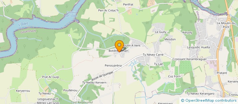 localisation de l'entreprise MADAME ALBANE LE PICARD  GOUESNACH