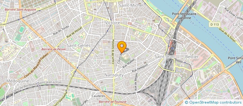 localisation de l'entreprise MADAME ALBANE LEJEUNE AMIEL  BORDEAUX