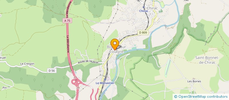 localisation de l'entreprise MADAME ALBANE LENGRAND à BOURGS SUR COLAGNE