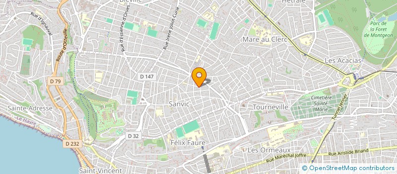 localisation de l'entreprise MADAME ALBANE MAHE à LE HAVRE