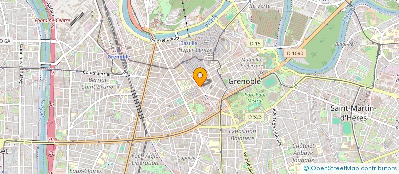 localisation de l'entreprise MADAME ALBANE MIRAN à GRENOBLE