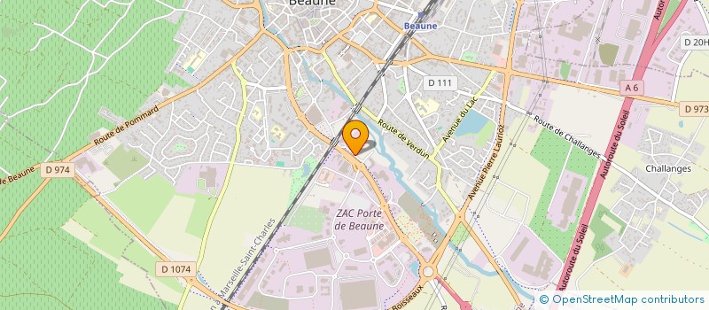 localisation de l'entreprise MADAME ALBANE PREVOST  DENEE