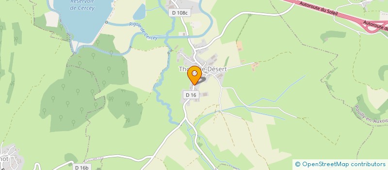 localisation de l'entreprise MADAME ALBANE RAPEZZI  THOISY-LE-DESERT