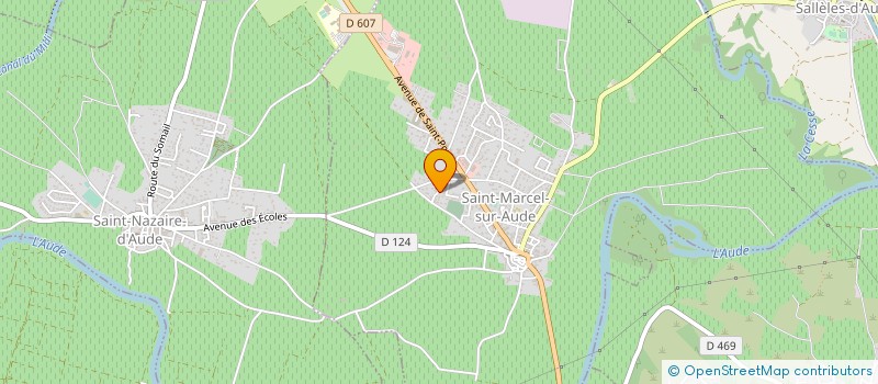 localisation de l'entreprise MADAME ALBANE ROGUET  SAINT-NAZAIRE-D'AUDE