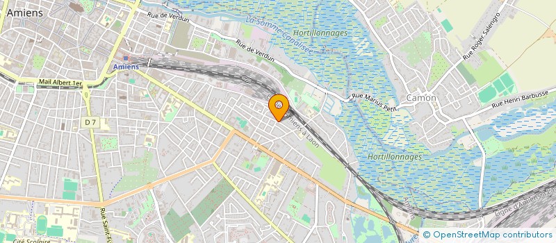 localisation de l'entreprise MADAME ALBANE VANDECANDELAERE  AMIENS