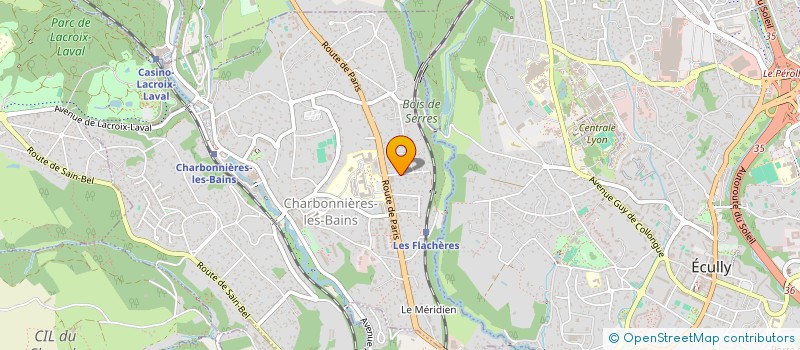 localisation de l'entreprise MADAME ALBANE WAGEMANS  CHARBONNIERES-LES-BAINS