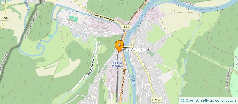 localisation de l'entreprise MADAME ALBANE WASLET  VIREUX-MOLHAIN