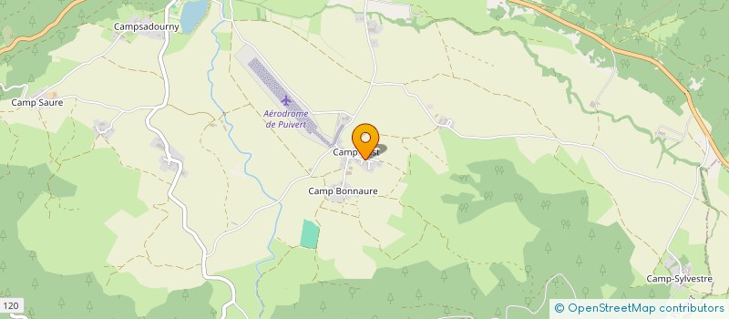 localisation de l'entreprise MADAME ALBANIE HORTE  PUIVERT