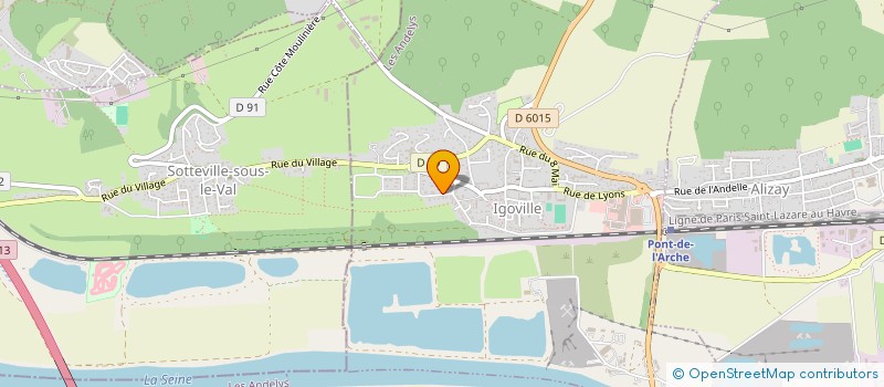 localisation de l'entreprise MADAME ALBANNE MAFFEO  IGOVILLE