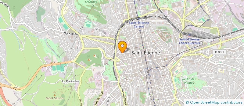 localisation de l'entreprise MADAME ALBENA ILIEVA  SAINT-ETIENNE